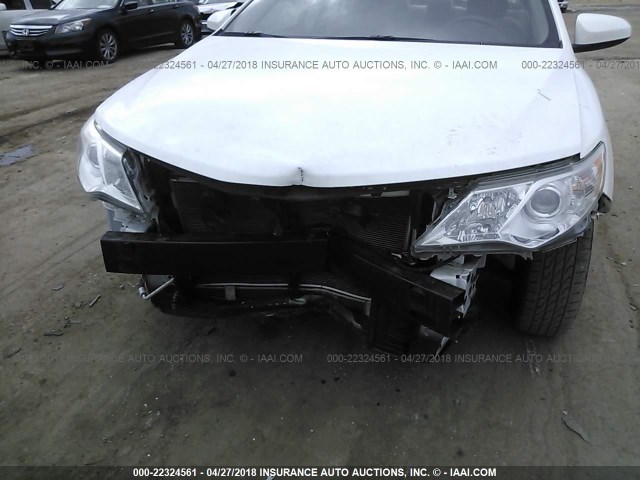 4T1BF1FK9CU541790 - 2012 TOYOTA CAMRY SE/LE/XLE WHITE photo 6