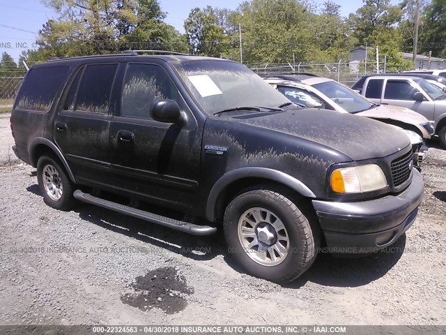 1FMRU15WX1LA80661 - 2001 FORD EXPEDITION XLT BLACK photo 1