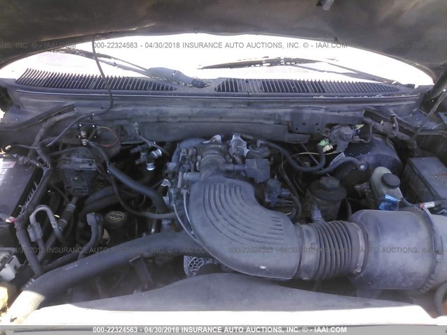 1FMRU15WX1LA80661 - 2001 FORD EXPEDITION XLT 黑色 照片 10