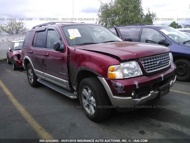 1FMZU74K45UA72086 - 2005 FORD EXPLORER EDDIE BAUER RED photo 1