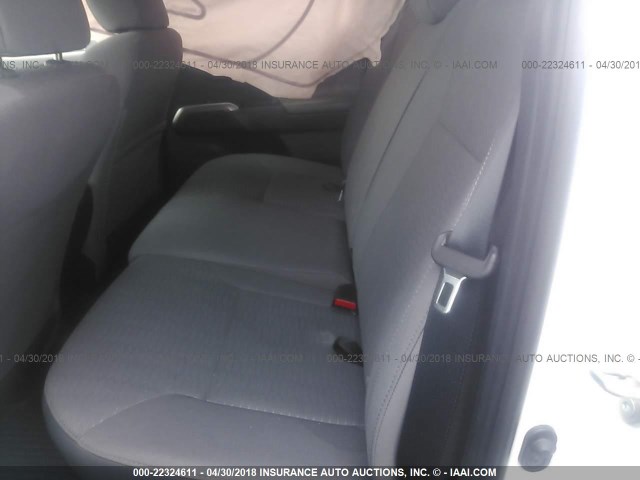 3TMAZ5CN0HM046306 - 2017 TOYOTA TACOMA DBL CAB/SR5/TRD SPORT/OR WHITE photo 8