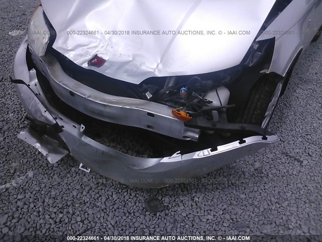 1G8AN15F77Z110231 - 2007 SATURN ION LEVEL 2 SILVER photo 6