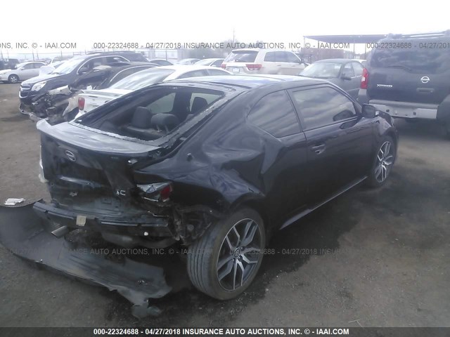 JTKJF5C73E3080062 - 2014 TOYOTA SCION TC 黑色 照片 4