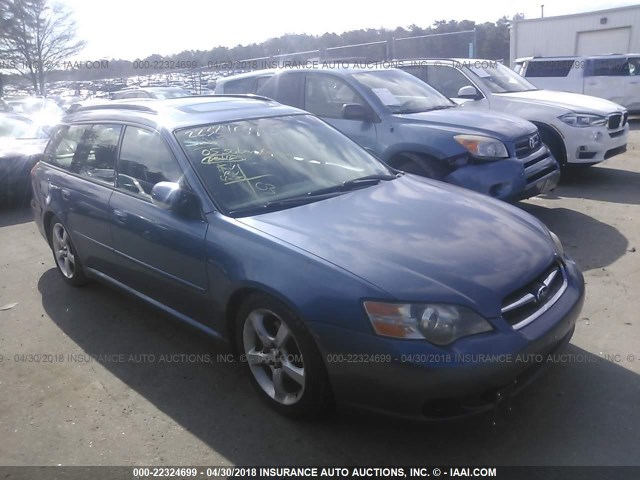 4S3BP626357333963 - 2005 SUBARU LEGACY 2.5I LIMITED BLUE photo 1