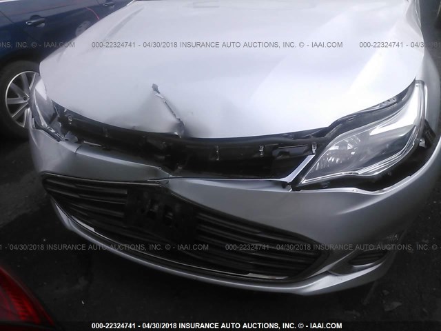 4T1BK1EB4DU027568 - 2013 TOYOTA AVALON PREMIUM/TOURING/LIMITED SILVER photo 6