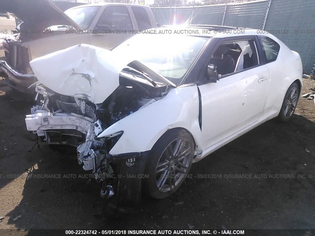 JTKJF5C78D3051994 - 2013 TOYOTA SCION TC 白色 照片 2