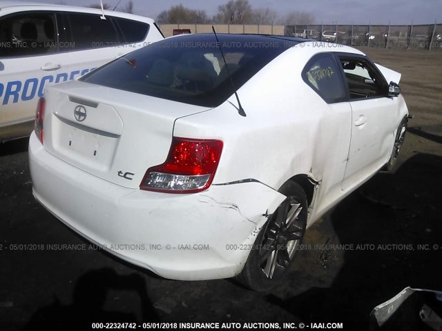 JTKJF5C78D3051994 - 2013 TOYOTA SCION TC 白色 照片 4