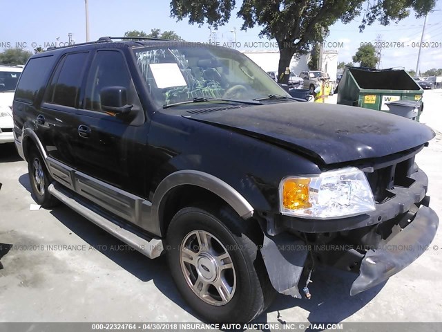 1FMFU17L94LB55070 - 2004 FORD EXPEDITION EDDIE BAUER BLACK photo 1