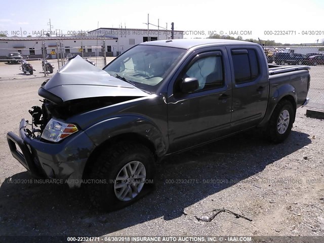 1N6AD0EV7GN792350 - 2016 NISSAN FRONTIER S/SV/SL/PRO-4X GRAY photo 2