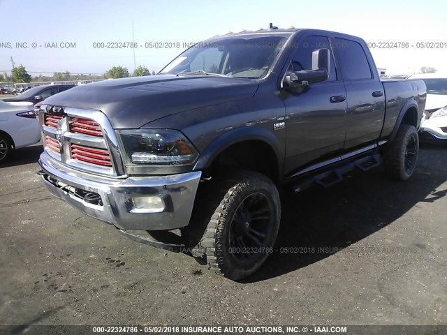 3C6TR5EJ1FG600314 - 2015 RAM 2500 POWERWAGON GRAY photo 2