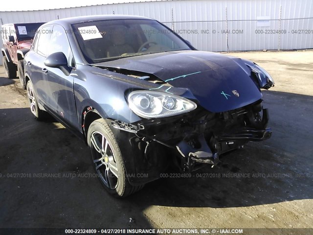 WP1AB2A25BLA44800 - 2011 PORSCHE CAYENNE S Dark Blue photo 6