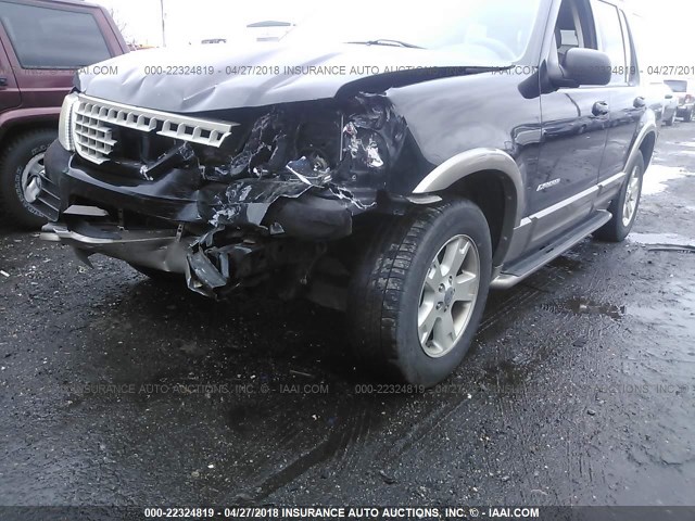 1FMZU74K54UB77962 - 2004 FORD EXPLORER EDDIE BAUER BLACK photo 6