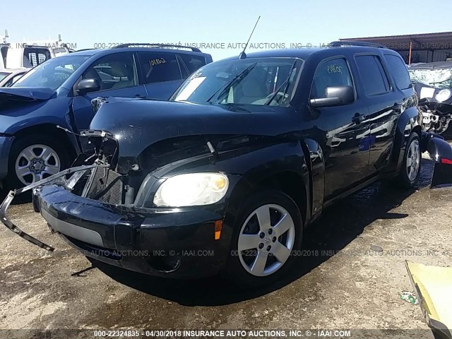 3GNCA13B49S518459 - 2009 CHEVROLET HHR LS BLACK photo 2