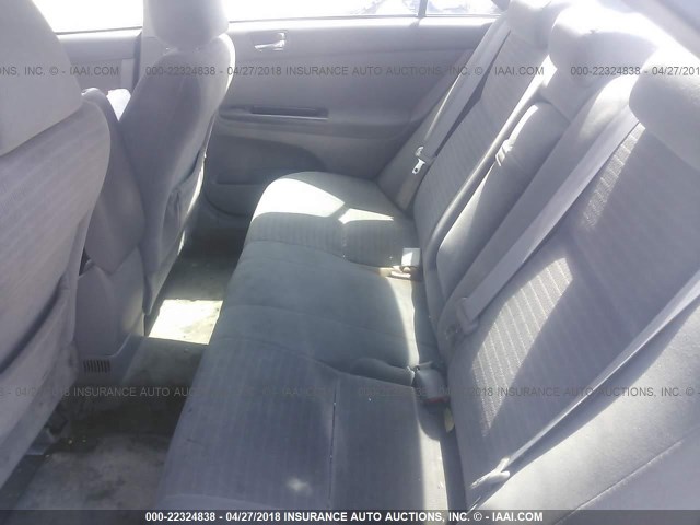 4T1BE32K95U526438 - 2005 TOYOTA CAMRY LE/XLE/SE SILVER photo 8