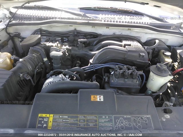 1FMZU63K74UA27833 - 2004 FORD EXPLORER XLT/XLT SPORT/NBX 白色 照片 10
