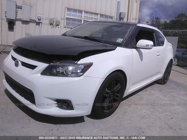 JTKJF5C71D3064537 - 2013 TOYOTA SCION TC 白色 照片 2