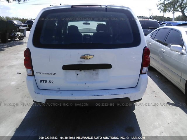 1GNDV23127D166260 - 2007 CHEVROLET UPLANDER LS WHITE photo 6