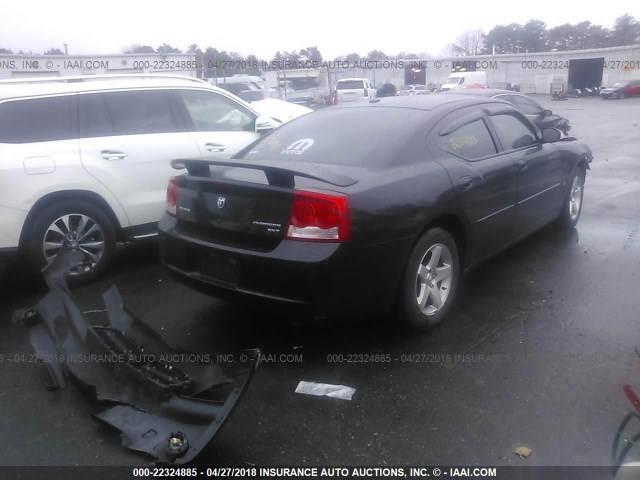 2B3CA3CV5AH227878 - 2010 DODGE CHARGER SXT BLACK photo 4