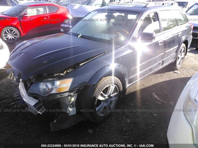 4S4BP86C654374967 - 2005 SUBARU LEGACY OUTBACK H6 R LL BEAN Dark Blue photo 2