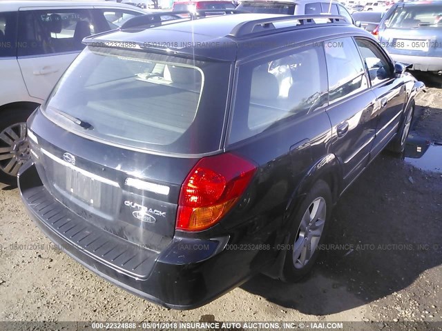 4S4BP86C654374967 - 2005 SUBARU LEGACY OUTBACK H6 R LL BEAN Dark Blue photo 4