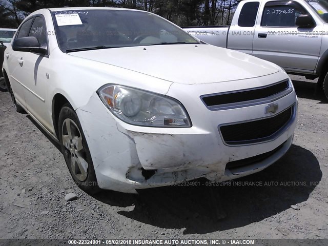 1G1ZG57B184219764 - 2008 CHEVROLET MALIBU LS Ақ фото 6