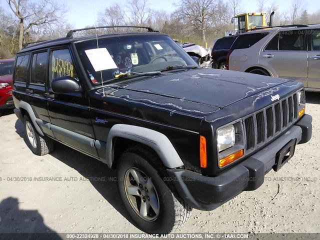 1J4FJ68S9WL136094 - 1998 JEEP CHEROKEE SPORT/CLASSIC შავი ფოტო 1