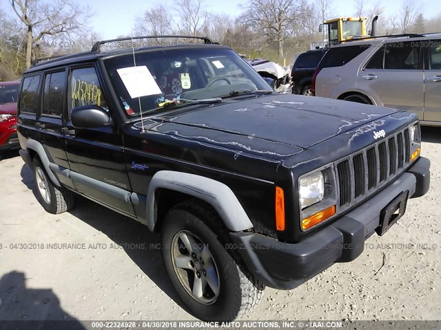 1J4FJ68S9WL136094 - 1998 JEEP CHEROKEE SPORT/CLASSIC BLACK photo 1