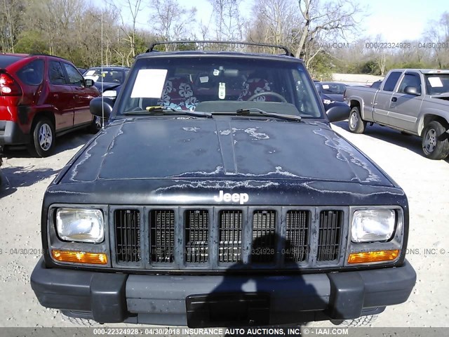 1J4FJ68S9WL136094 - 1998 JEEP CHEROKEE SPORT/CLASSIC შავი ფოტო 6