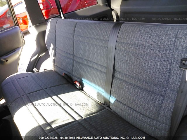 1J4FJ68S9WL136094 - 1998 JEEP CHEROKEE SPORT/CLASSIC შავი ფოტო 8