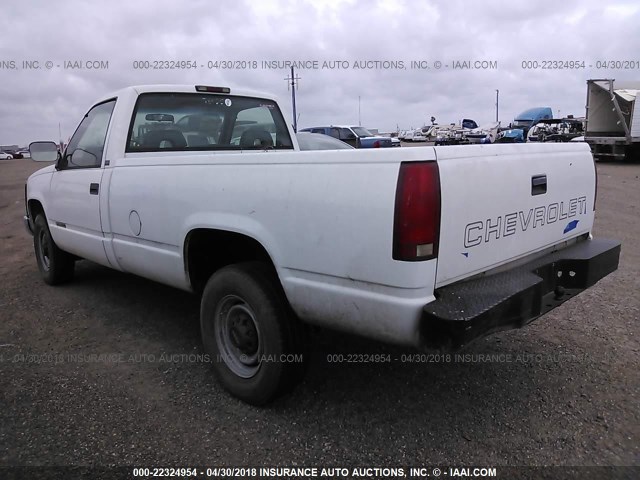 1GCGC24K8RE291361 - 1994 CHEVROLET GMT-400 C2500 WHITE photo 3