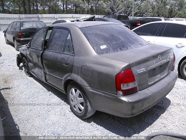 JM1BJ2226Y0236485 - 2000 MAZDA PROTEGE DX/LX BROWN photo 3