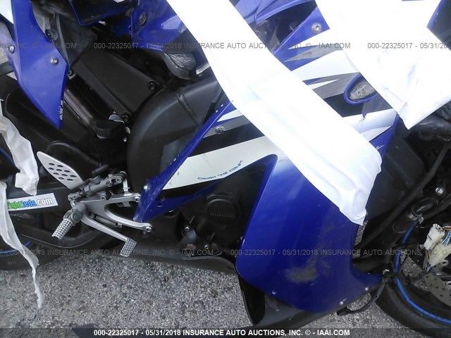 JYARN15E16A007301 - 2006 YAMAHA YZFR1 BLUE photo 8