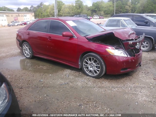 4T1BE46K17U051418 - 2007 TOYOTA CAMRY NEW GENERAT CE/LE/XLE/SE RED photo 1