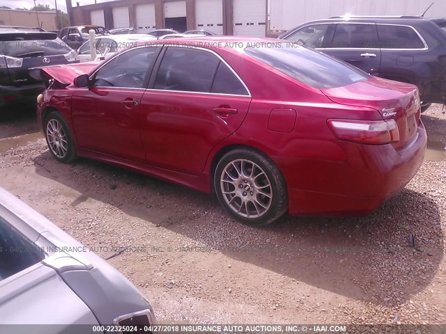 4T1BE46K17U051418 - 2007 TOYOTA CAMRY NEW GENERAT CE/LE/XLE/SE RED photo 3
