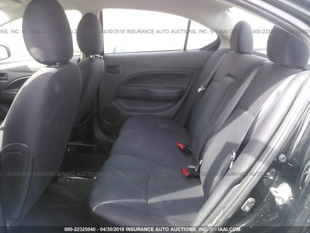 ML32F3FJ3HHF10161 - 2017 MITSUBISHI MIRAGE G4 ES შავი ფოტო 8