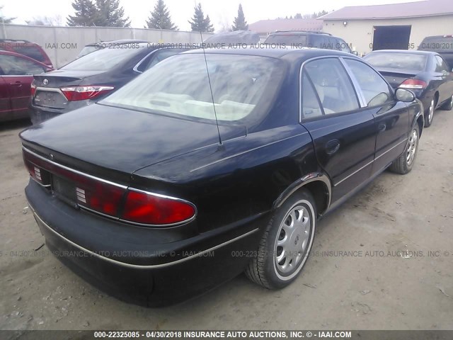 2G4WS52J4Y1313183 - 2000 BUICK CENTURY CUSTOM BLACK photo 4