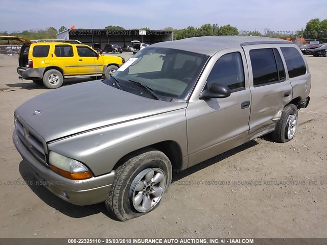 1D4HR38N93F563630 - 2003 DODGE DURANGO SPORT GOLD photo 2