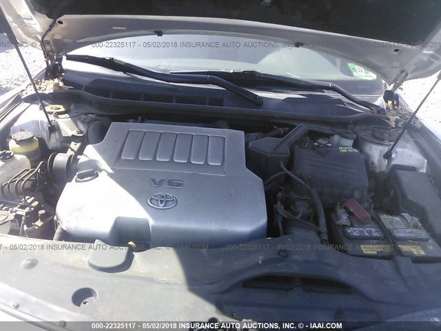 4T1BK3EK9BU121731 - 2011 TOYOTA CAMRY SE/LE/XLE SILVER photo 10