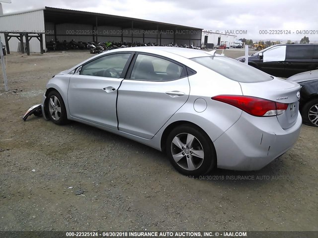 5NPDH4AE1DH303521 - 2013 HYUNDAI ELANTRA GLS/LIMITED GRAY photo 3