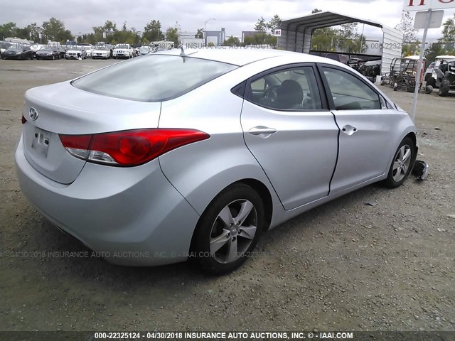 5NPDH4AE1DH303521 - 2013 HYUNDAI ELANTRA GLS/LIMITED GRAY photo 4