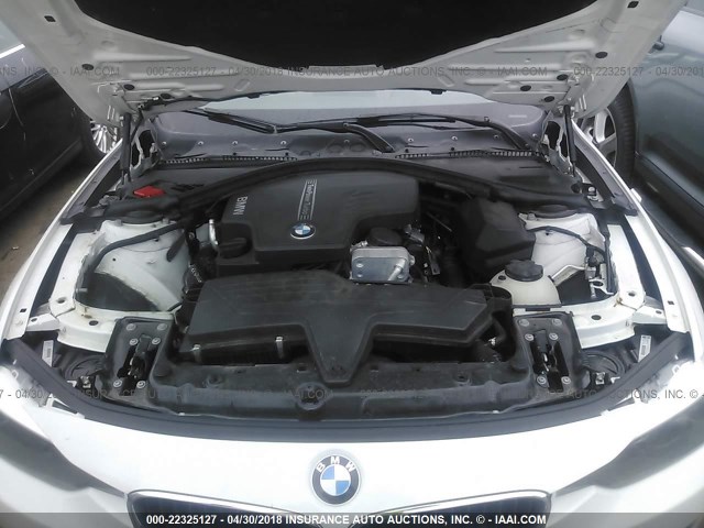 WBA3C3G53ENS67972 - 2014 BMW 320 I/XDRIVE WHITE photo 10