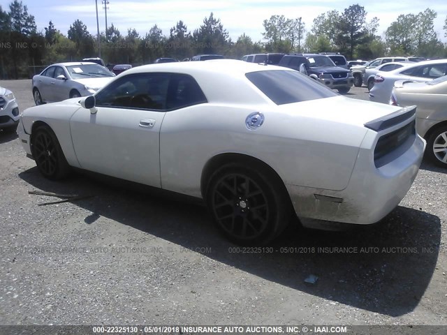 2B3LJ44V29H559938 - 2009 DODGE CHALLENGER SE WHITE photo 3