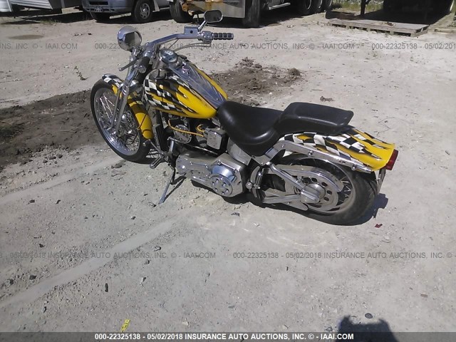 1HD1BLL13PY010956 - 1993 HARLEY-DAVIDSON FXSTS YELLOW photo 3