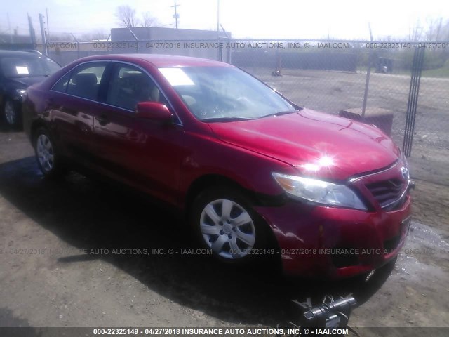 4T4BF3EK9AR027146 - 2010 TOYOTA CAMRY SE/LE/XLE RED photo 1