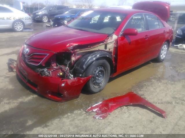 4T4BF3EK9AR027146 - 2010 TOYOTA CAMRY SE/LE/XLE RED photo 6