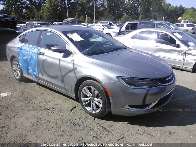 1C3CCCAB4FN681656 - 2015 CHRYSLER 200 LIMITED SILVER photo 1