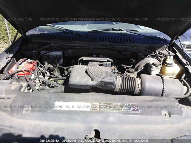 1FMRU15W34LB00172 - 2004 FORD EXPEDITION XLT ნაცრისფერი ფოტო 10