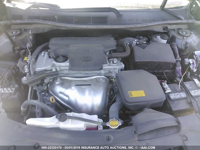 4T1BF1FK4FU939039 - 2015 TOYOTA CAMRY LE/XLE/SE/XSE BLACK photo 10