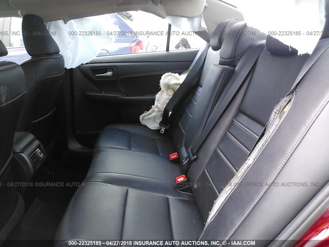 4T1BK1FK4HU580502 - 2017 TOYOTA CAMRY XSE/XLE Qırmızı foto 8