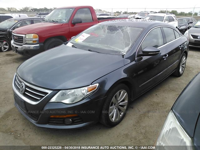 WVWMN7AN4AE534306 - 2010 VOLKSWAGEN CC SPORT GRAY photo 2